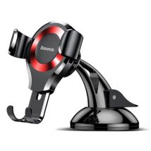 Baseus Universele Telefoonhouder Auto met Dashboard Standaard - Smartphone Holder Rood