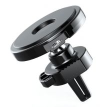 X-oduom Qi Draadloze Autolader 10W - Airvent Clip Oplader Universeel Wireless Car Charging Pad Zwart