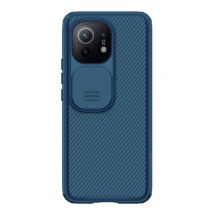 Nillkin Xiaomi Mi 11 CamShield Pro Hoesje met Camera Slider - Shockproof Case Cover Cas TPU Blauw