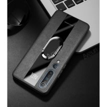 Aveuri Xiaomi Redmi Note 8T Leren Hoesje - Magnetische Case Cover Cas Zwart + Kickstand