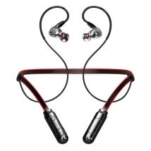 Nisheng X9 Bluetooth 5.0 Oortjes met Nekband Oortelefoon iOS/Android Earphones Ecouteur Clear Sound Zwart
