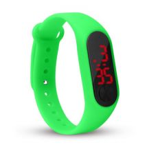 Sailwind Digitaal Horloge Polsband - Silicoon Bandje LED Scherm Sport Fitness - Groen