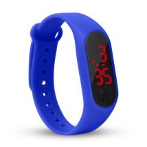 Sailwind Digitaal Horloge Polsband - Silicoon Bandje LED Scherm Sport Fitness - Donkerblauw