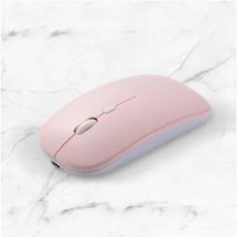ABEIFAN Draadloze Muis - Bluetooth iPad Muis - Geruisloos / Optisch / Tweehandig / Ergonomisch - Roze