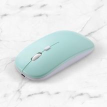 ABEIFAN Draadloze Muis - Bluetooth iPad Muis - Geruisloos / Optisch / Tweehandig / Ergonomisch - Blauw