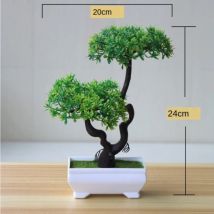 Merylover Kunst Bonsai Boom - Planten Nep Plant Plastic Decoratie Ornament