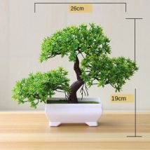 Merylover Kunst Bonsai Boom - Planten Nep Plant Plastic Decoratie Ornament