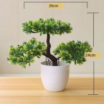 Merylover Kunst Bonsai Boom - Planten Nep Plant Plastic Decoratie Ornament