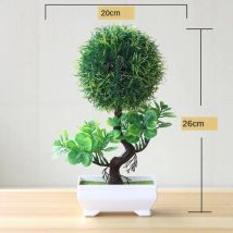 Merylover Kunst Bonsai Boom - Planten Nep Plant Plastic Decoratie Ornament