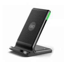 INIU 3 in 1 Oplaadstation - Compatibel met Apple iPhone / iWatch / AirPods - Charging Dock 15W Wireless Pad Zwart