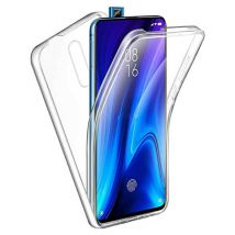 Luxddy Xiaomi Mi 9T Full Body 360° Hoesje - Volledige Bescherming Transparant TPU Silicone Case + PET Screenprotector