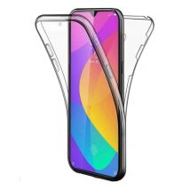 Luxddy Xiaomi Mi Note 10 Full Body 360° Hoesje - Volledige Bescherming Transparant TPU Silicone Case + PET Screenprotector