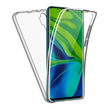 Luxddy Xiaomi Redmi 9T Full Body 360° Hoesje - Volledige Bescherming Transparant TPU Silicone Case + PET Screenprotector