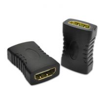 GEONYIEEK 2-Pack 19-pin HDMI 2.0 Vrouwelijk naar HDMI 2.0 Vrouwelijk Koppelstuk Verleng Adapter Converter