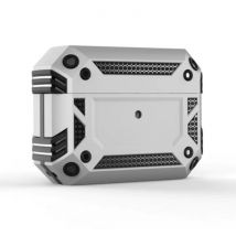 LYKL Shockproof Hoesje voor AirPods Pro - AirPod Case PC TPU Cover Skin - Zilver