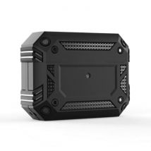 LYKL Shockproof Hoesje voor AirPods Pro - AirPod Case PC TPU Cover Skin - Zwart