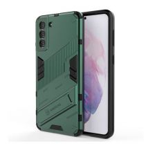 BIBERCAS Xiaomi Mi 11 Lite Hoesje met Kickstand - Shockproof Armor Case Cover TPU Groen