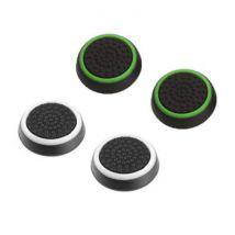 Caysolle 4 Thumb Stick Grips voor PS3/PS4/Xbox 360/Xbox One Joystick - Antislip Controller Caps - Groen en Wit