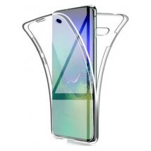 AKTIMO Samsung Galaxy A71 Full Body 360° Hoesje - Volledige Bescherming Transparant TPU Silicone Case + PET Screenprotector