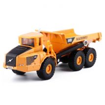 OOTDTY KAIDIWEI A400 Vrachtwagen Aanhangwagen Laadwagen - 1:87 Schaalmodel Die-Cast Dump Truck Vrachtwagen Speelgoed