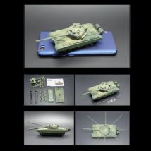 UAINCUBE T72-M1 Bouwkit 1:72 Schaalmodel - Russische Leger Tank Plastic Hobby Doe-het-zelf Model