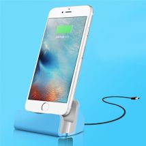 GEUMXL 5W Oplader Standaard voor iPhone Lightning 8-pin - Telefoon Houder Fast Charging Blauw