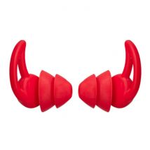 Voguish Siliconen Oorplugs 2 Lagen - Oordopjes Earplugs voor Slapen Reizen Zwemmen - Zacht Anti Geluid Isolatie - Rood