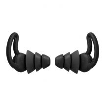 Voguish Siliconen Oorplugs 3 Lagen - Oordopjes Earplugs voor Slapen Reizen Zwemmen - Zacht Anti Geluid Isolatie - Zwart