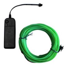YJHSMT Neon LED Strip 5 Meter - Flexibele Verlichting Tube met AA Batterij Adapter Waterdicht Groen