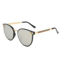 CMAOS Vintage Zonnebril Bij voor Dames - Gradient Retro Bril Eyewear UV400 Driving Shades Grijs