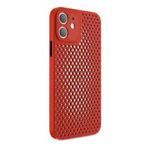 Oppselve iPhone 12 Mini - Ultra Slank Hoesje Warmteafvoer Cover Case Rood