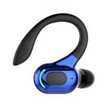 ALLOYSEED Draadloze Headset - Oorhaak Oordopje met Touch Control - TWS Oortje Bluetooth 5.2 Wireless Bud Headphone Oortelefoon Blauw