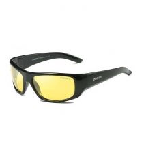 DUBERY Gepolariseerde Sportzonnebril voor Heren - Retro Zonnebril Driving Shades Geel