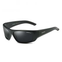 DUBERY Gepolariseerde Sportzonnebril voor Heren - Retro Zonnebril Driving Shades Zwart