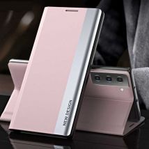 NEW DESIGN Samsung S10 Magnetische Flip Case - Luxe Hoesje Cover Roze