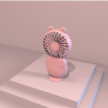 Xiaomi Oplaadbare Draagbare Ventilator - Handventilator op Batterij met Telefoonhouder Roze
