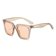 ZXWLYXGX Vintage Zonnebril voor Dames - Retro Bril Eyewear UV400 Driving Shades Lichtbruin