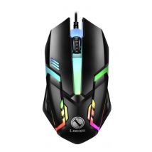 Limei S1 Optische Gaming Muis Bedraad - Tweehandig en Ergonomisch met 1200 DPI - Zwart