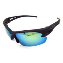 OULAIOI Gepolariseerde Ski Zonnebril - Sport Skibril Shades Zwart Blauw