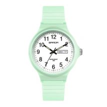 SAMDA Minimalist Horloge voor Dames - Waterdicht Glow in the Dark Uurwerk Groen