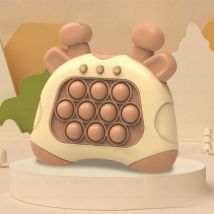 Keyvovo Pop It Spel - Fidget Toy Controller - Quick Push Anti Stress Motoriek Speelgoed Bruin