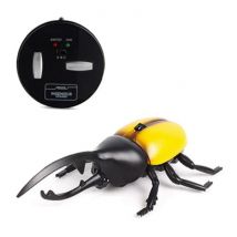 Xiximi Robot Kever met IR Afstandsbediening - RC Speelgoed Bestuurbaar Insect Geel