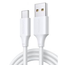 UGREEN 100W USB-C Oplaadkabel - 1 meter - 6A Type C Oplader Data Kabel Wit