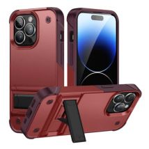 Huikai iPhone 7 Armor Hoesje met Kickstand - Shockproof Cover Case - Rood