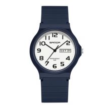 SANDA 9072 Siliconen Horloge - Kwarts Polshorloge TPU Bandje 5 ATM Waterdicht - Blauw