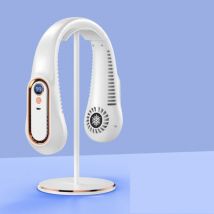 HAOYUNMA Halsventilator - USB Oplaadbaar - Draagbare Nek Bladloze Koel Ventilator - Wit
