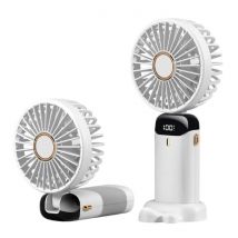 ZokmanCE N15 Draagbare Mini Ventilator - USB Koelventilator Energiebesparend - Wit