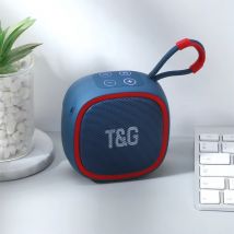 T & G TG659 Draadloze Luidspreker - Bluetooth 5.3 Soundbar HiFi TF Radio - Blauw