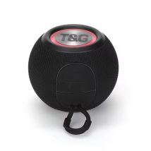 T & G TG337 Draadloze Luidspreker - 1200mAh Batterij - Bluetooth 5.3 Subwoofer HiFi TF Radio - Zwart