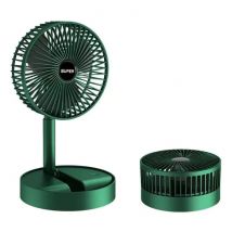 Super Mini Bureau Ventilator - Opvouwbaar Koelventilator Energiebesparend - Groen